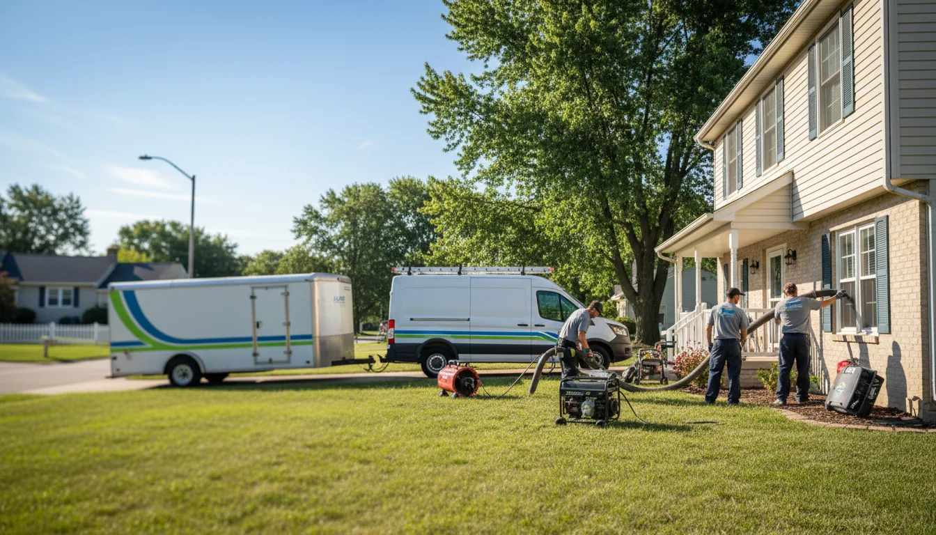 Flooded Basement Restoration And Cleanup With Repair in Fairfield, OH near me